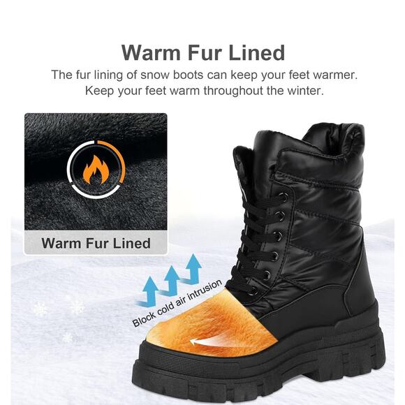 Stylish Waterproof Winter Boots for Women – Comfort Meets Functionality! - Picture 2 of 10